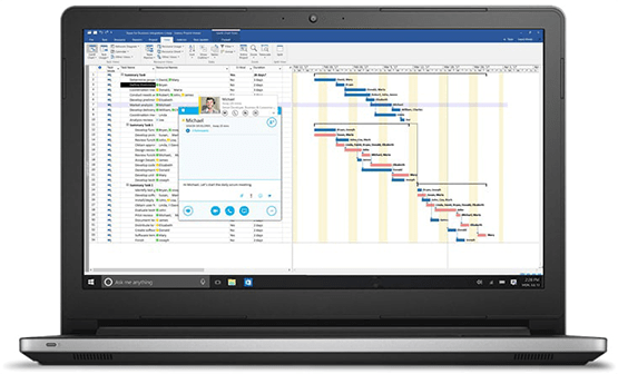 microsoft project viewer in action